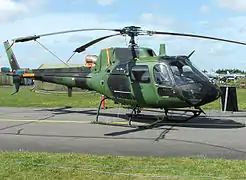 Un AS550 C2 Fennec de l'Armée de l'air royale danoise.