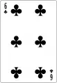 6 de trèfle