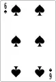 6 de pique