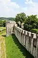 Rempart et tour des Grandes Planches.
