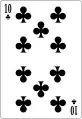10 de trèfle