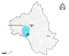 Centrès dans le canton de Ceor-Ségala en 2020.