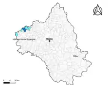 Causse-et-Diège dans l'intercommunalité en 2020.