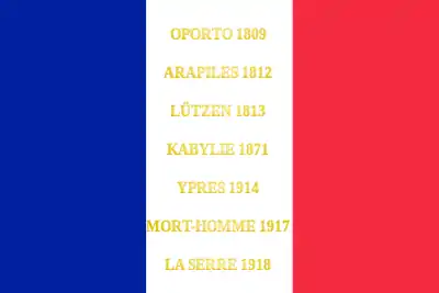 drapeau du 122e régiment d'infanterie de ligne