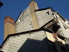 Pignon côté Parlement - fibrociment amianté...