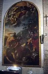 Le martyre de saint Étienne.