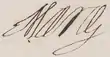 Signature de Marie de Médicis