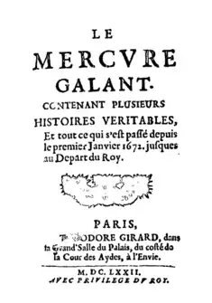 Image illustrative de l’article Mercure de France