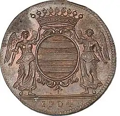 1704, Louis XIV - États de Bourgogne - Louis de Foudras, élu de la noblesse.