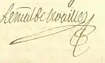 Signature de Adrien Maurice