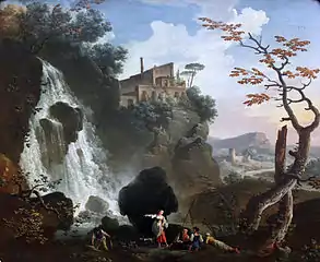 The Villa of Maecenas in Tivoli (1764), Berlin, musée de Bode.