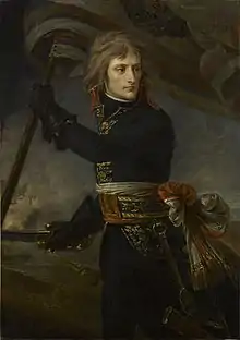 Bonaparte au pont d'Arcole, par Antoine-Jean Gros (ca. 1801), musée du Louvre, Paris.
