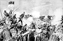 Scène de la bataille de Düppel