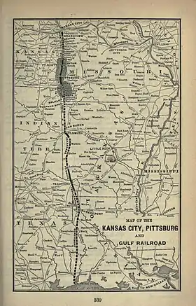 illustration de Texarkana and Fort Smith Railway