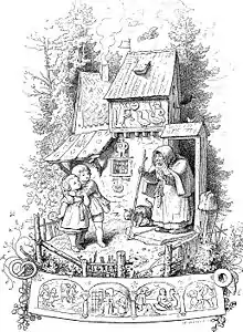 Hansel et Gretel (AT 327A), illustr. Ludwig Richter.