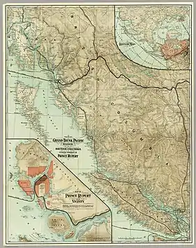 illustration de Chemin de fer du Grand Trunk Pacific