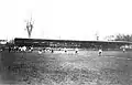 1919, la tribune "populaire" du stade avant réfection (côté canal latéral);