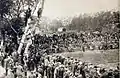 1921, le terrain biterrois comble pour la finale du championnat U.S.A.P.-Stade toulousain.