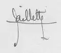 Signature de Georges CAILLETTE en 1940