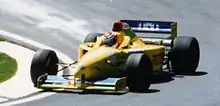 Photo de la Forti FG01-95B d'Andrea Montermini à Saint-Marin en 1996