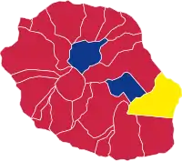 Candidat arrivé en tête au 1er tour par commune. Jean-Luc MélenchonMarine Le PenEmmanuel Macron