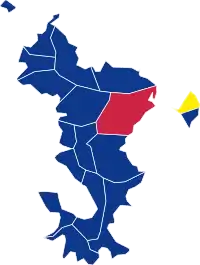 Candidat arrivé en tête au 1er tour par commune. Marine Le PenJean-Luc MélenchonEmmanuel Macron