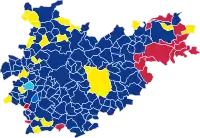 Candidat arrivé en tête au 1er tour par commune. Marine Le PenEmmanuel MacronJean-Luc MélenchonJean LassalleValérie Pécresse