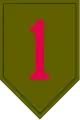 Insigne d'épaule de la 1st ID
