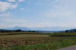 Le Seetal avec le lac de Baldegg au centre.