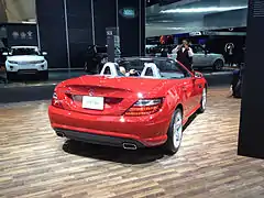 Version SLK 250 - Face arrière.