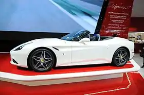 Vue de la Ferrari California T au salon de Genève.