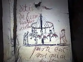 Vieux dessin sur le mur