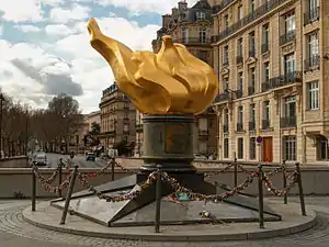Flamme de la Liberté, place Diana.
