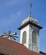 Clocher comtois de la mairie.