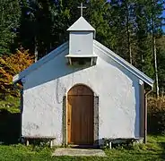 Chapelle Saint-Blaise. Hameau des Landres, Miellin.