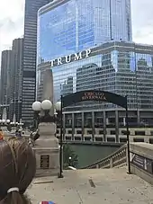 Depuis la Chicago Riverwalk.