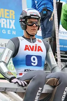Tomáš Vančura en 2017 à Klingenthal.