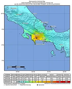 Image illustrative de l’article Séisme de 2019 au Panama