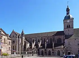 Basilique Saint-Pierre de Luxeuil-les-Bains.