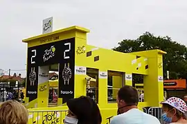 La rampe de lancement du Tour de France 2020.