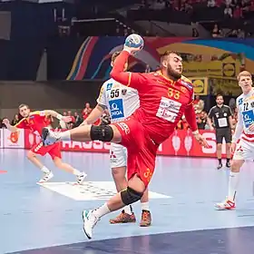 Žarko Peševski lors de l'Euro 2020.