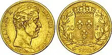20 francs or Charles X.