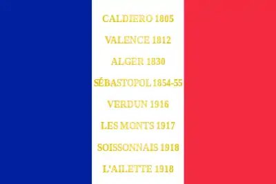 Drapeau du 20e régiment d'infanterie de ligne.