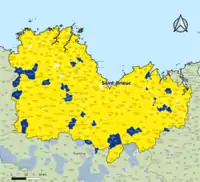 Candidat arrivé en tête au 2d tour par commune. Emmanuel MacronMarine Le PenÉgalité