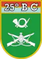 Insigne du 25º Batalhão de Caçadores brésilien.