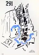 Couverture du 291, no 4, 1915; illustration de John Marin