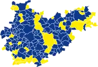 Candidat arrivé en tête au 2d tour par commune. Marine Le PenEmmanuel Macron