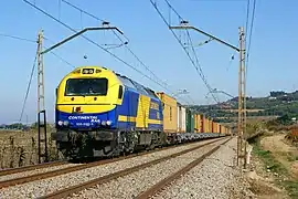 Euro 4000 no 335.030 Continental Rail à Lavern (Subirats, Espagne).