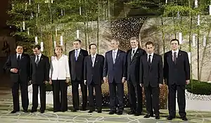 « Photo de famille » des participants au G8.