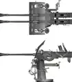 Double canon 3,7 cm Flak M42U sur la version DLM 42U.